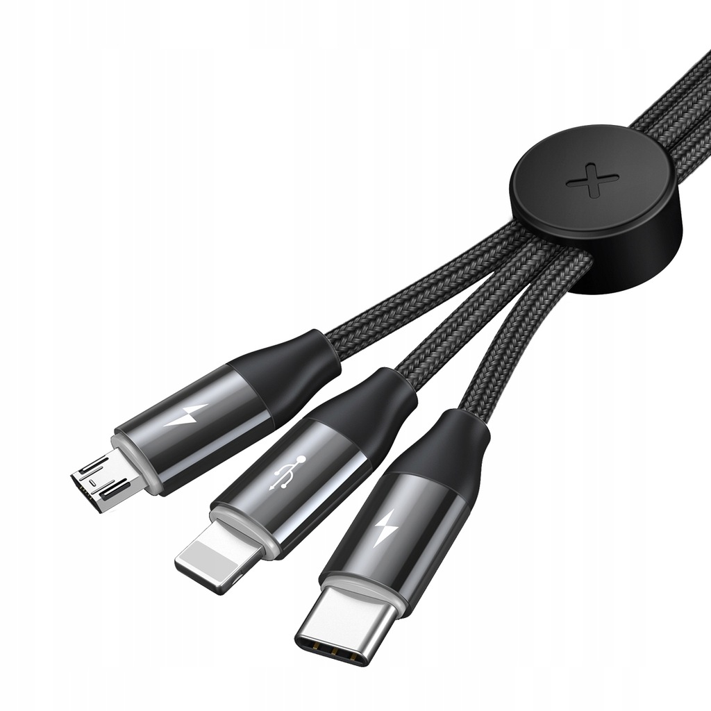 Купить USB-кабель Baseus 3в1 для iPhone Micro Type-C 3,5A: отзывы, фото, характеристики в интерне-магазине Aredi.ru