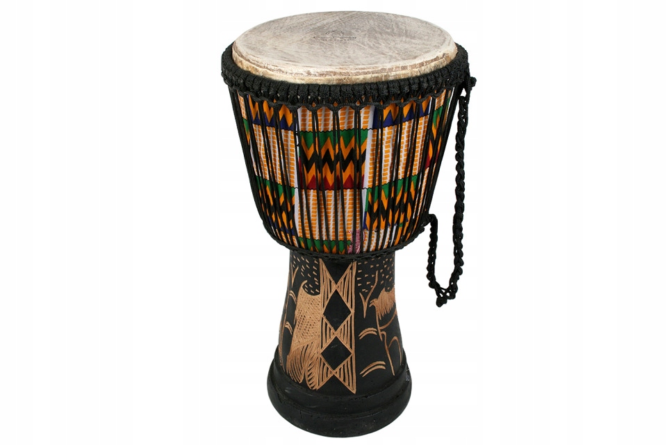 afrykański bęben Djembe 11 " ręcznie drążony