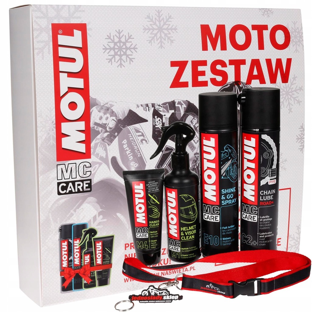 MOTUL ZESTAW ŚWIĄTECZNY PREZENT dla motocyklisty