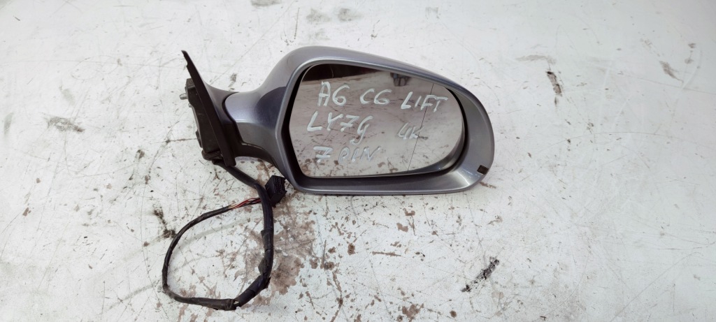 LUSTERKO PRAWY PRZÓD AUDI A6 C6 LIFT LY7G 7 PIN UK