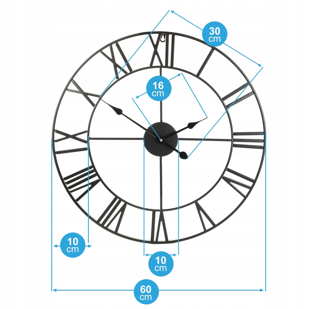 Купить ЧАСЫ НАСТЕННЫЕ МЕТАЛЛИЧЕСКИЕ РЕТРО ЛОФТ 3D Черные 60 см: отзывы, фото, характеристики в интерне-магазине Aredi.ru