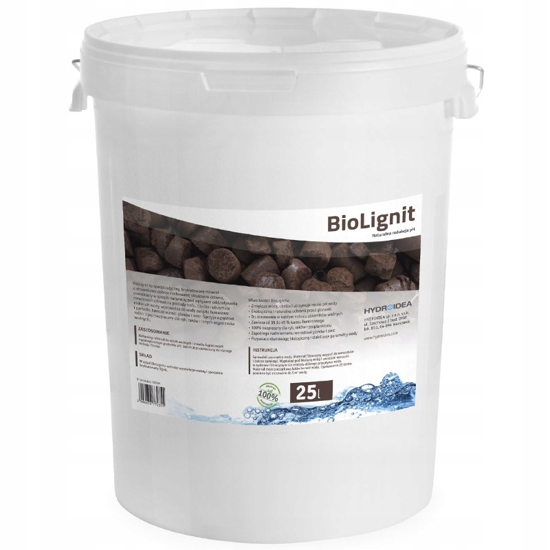 Hydroidea BioLignit 25l - obniża pH wody