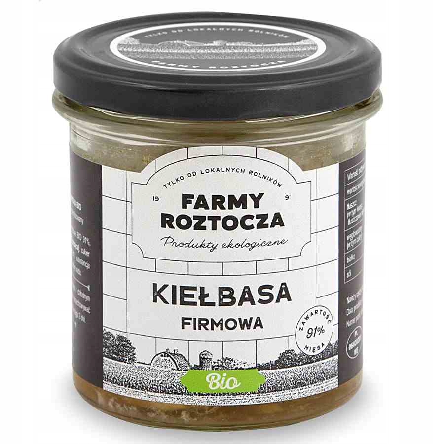 WEK BIO Kiełbasa firmowa Farmy Roztocza, 250g