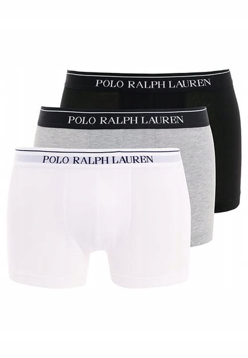 Ralph Lauren Majtki Bokserki Męskie Bawełna 3szt M