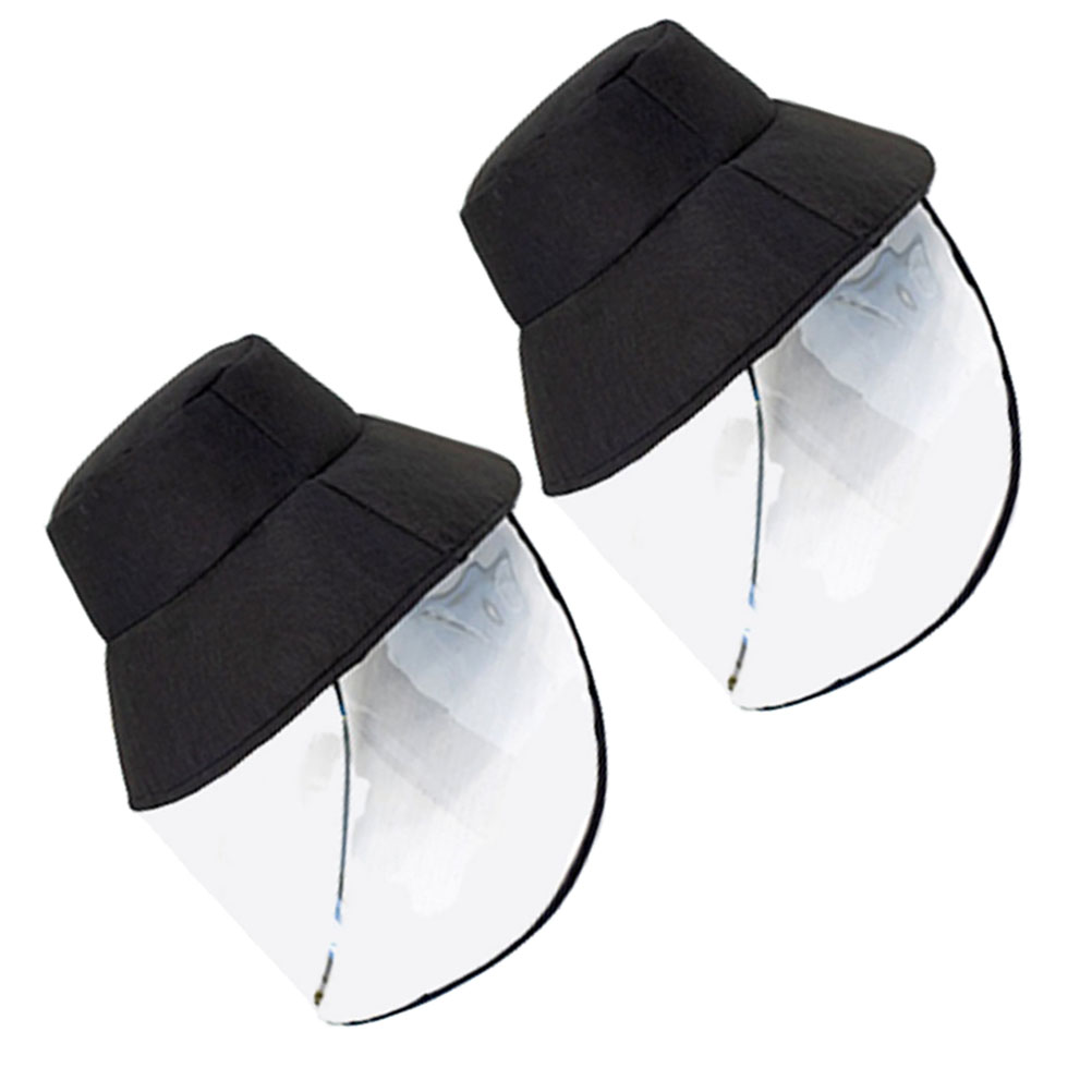2pcs Protective Cap with Face Cover Outdoor Sun Ha