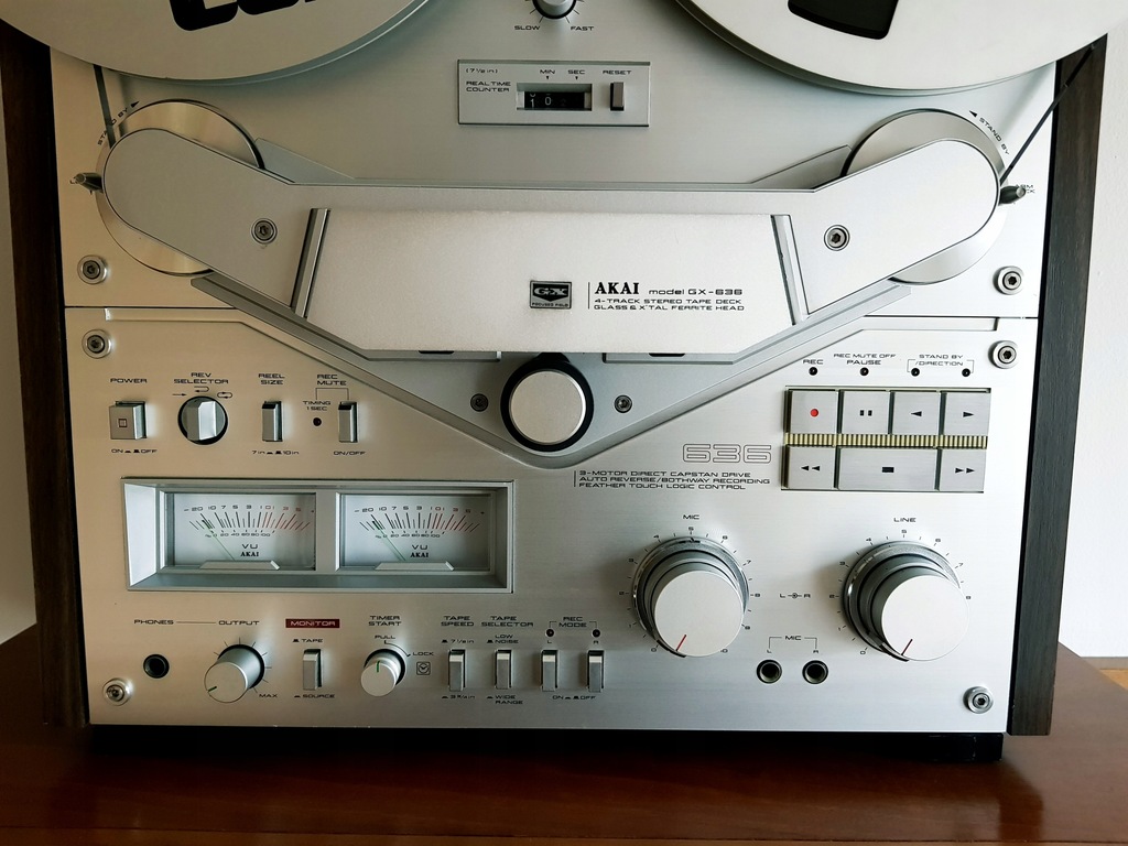 AKAI GX-636 MAGNETOFON SZPULOWY HI-END PIĘKNY - 10573394699
