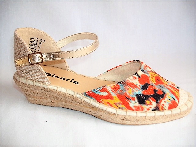 SANDAŁY ESPADRYLE - TAMARIS - NOWE - 37