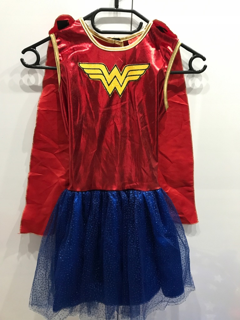 Strój przebranie kostium Wonder Woman roz 110/116