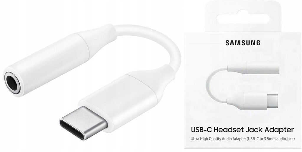 SAMSUNG ADAPTER PRZEJŚCIÓWKA USBC mini jack 3,5mm 9264268915 oficjalne archiwum Allegro