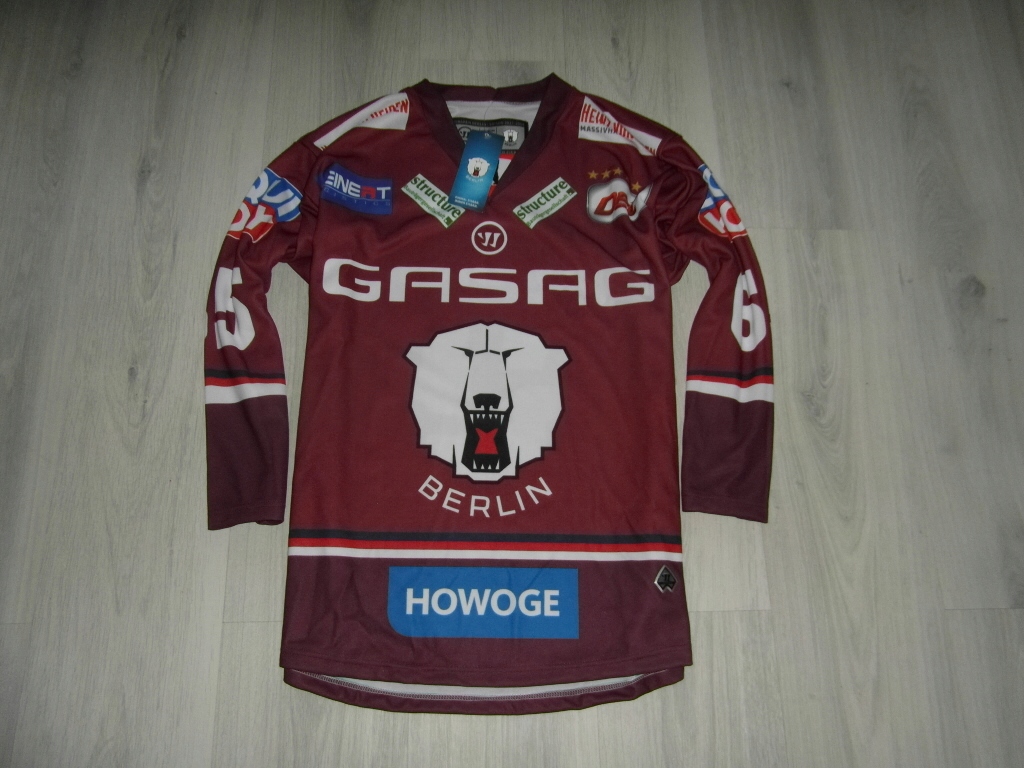 EISBAREN BERLIN_WARRIOR_NR.65_BLUZA HOKEJOWA_NOWA