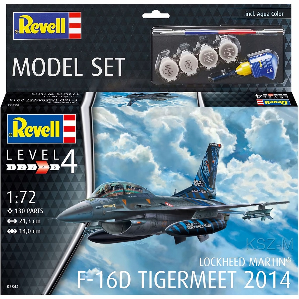 Zestaw: F-16D Tigermeet 2014 + farby klej - REVELL