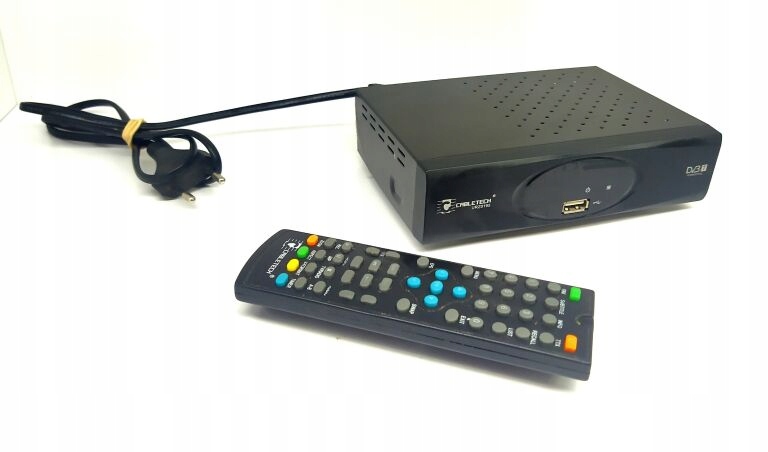 DEKODER DVB-T CABLETECH URZ0195 SPRAWNY KOMPLET