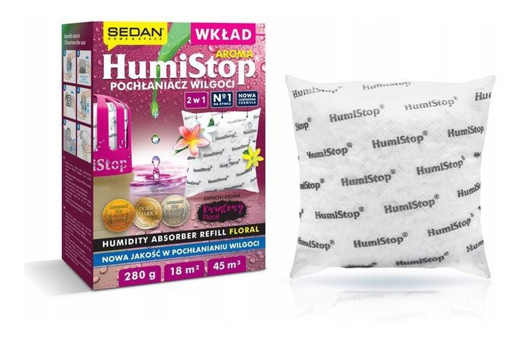 Humistop Wkład do pochłaniacza wilgoci Kwiatowy