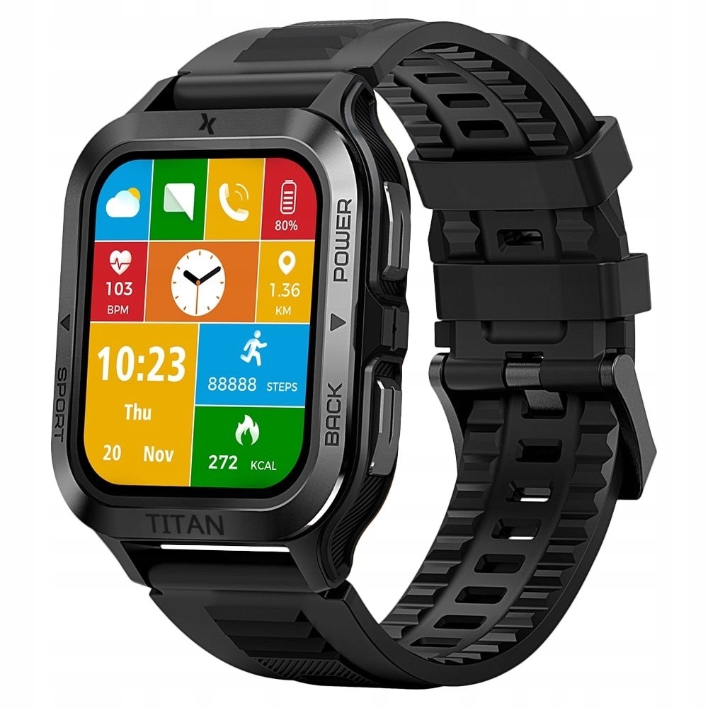 Smartwatch Fit FW67 Titan Pro Grafitowy Maxcom