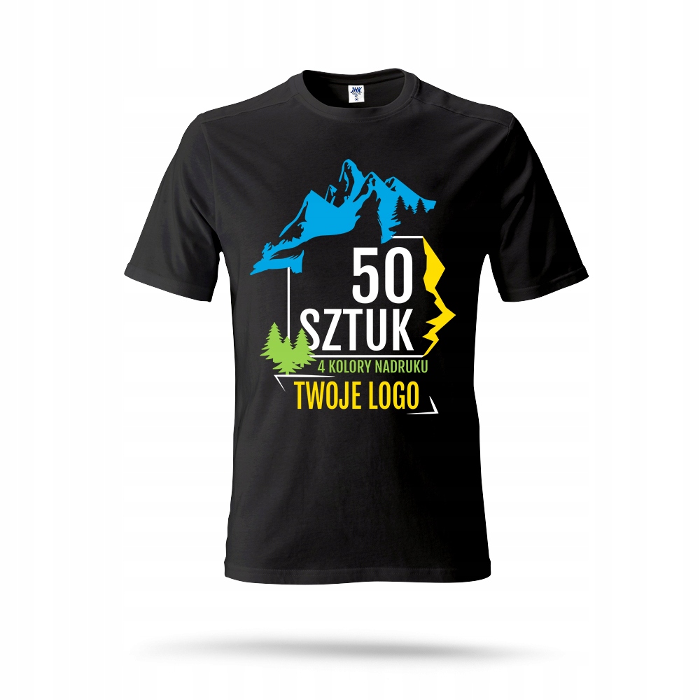 T-Shirt Koszulka 50 szt Twoja Grafika LOGO Nadruk