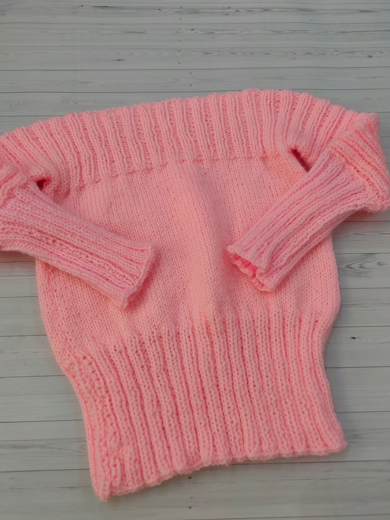 Handmade Sweterek dla dziewczynki r. 98