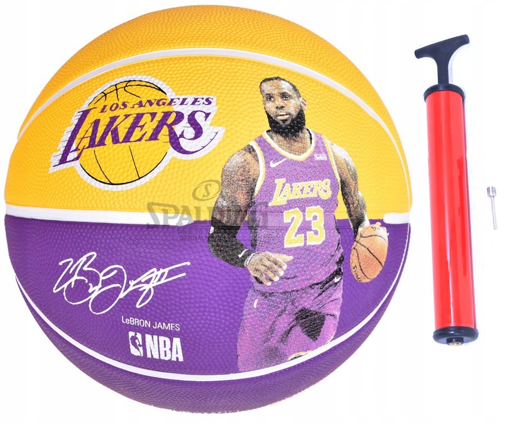 SPALDING NBA LeBRON JAMES 5 PI KA DO KOSZYKOWKI 8569697913 oficjalne archiwum Allegro