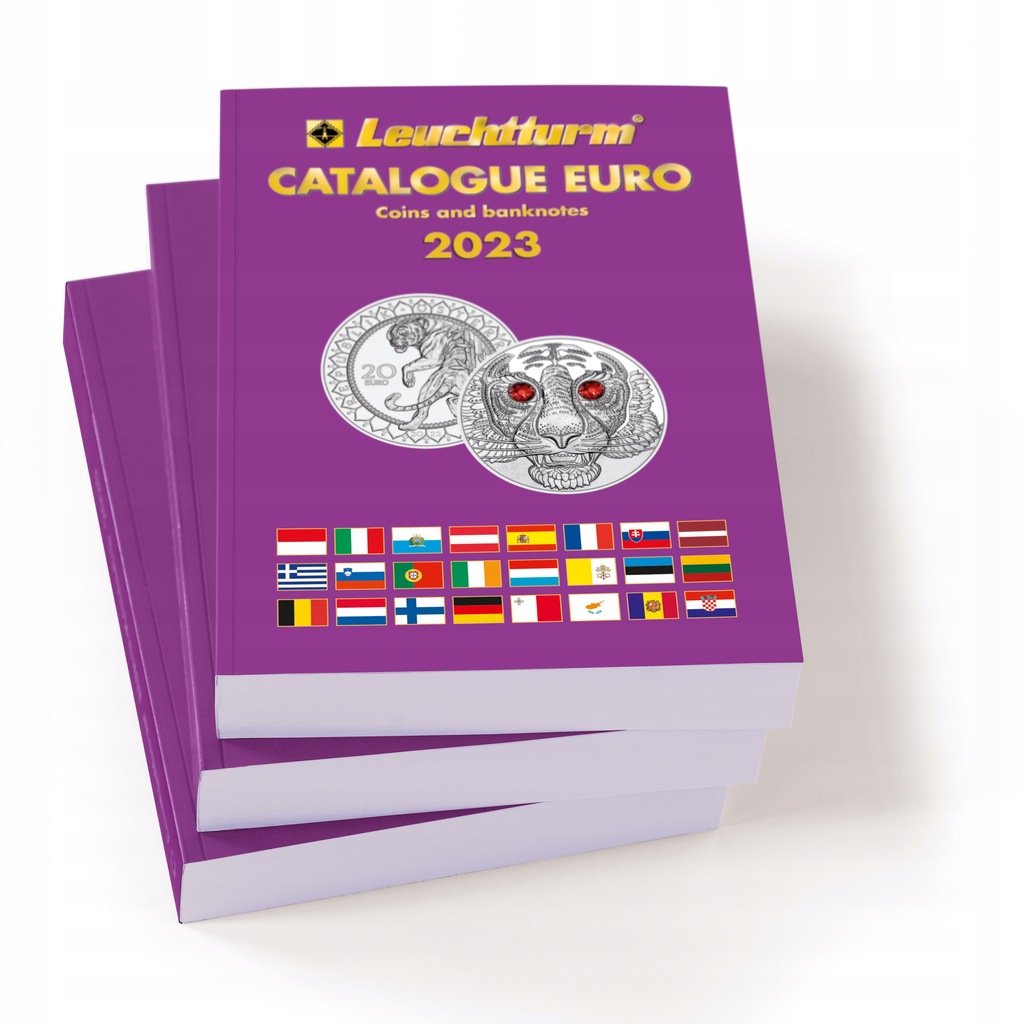 Katalog Monet-Banknotów Euro-2023r- Jęz.angielski