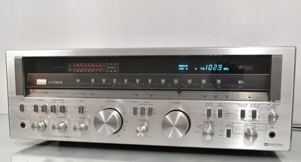 Sansui G-8700DB Pure Power DC Stereo Receiver
