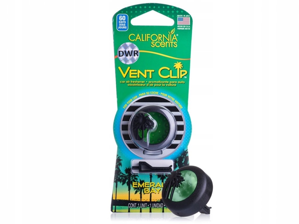 CALIFORNIA SCENTS VENT CLIP Zapach Emerald Bay