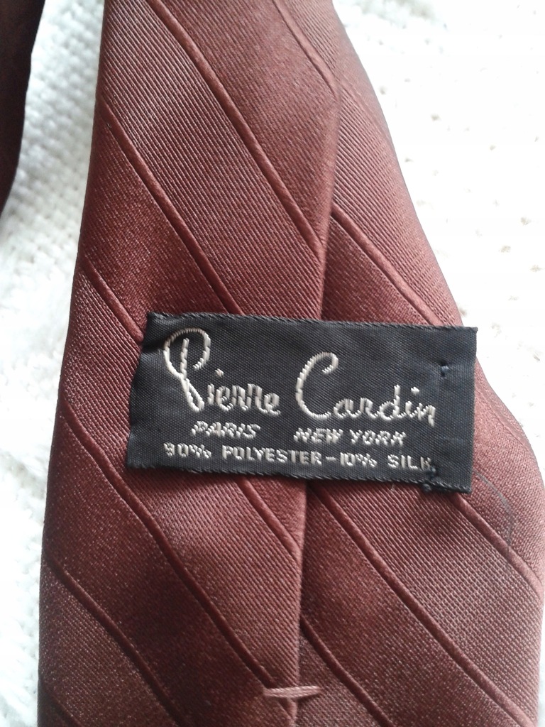 Pierre Cardin krawat silk jedwab logo