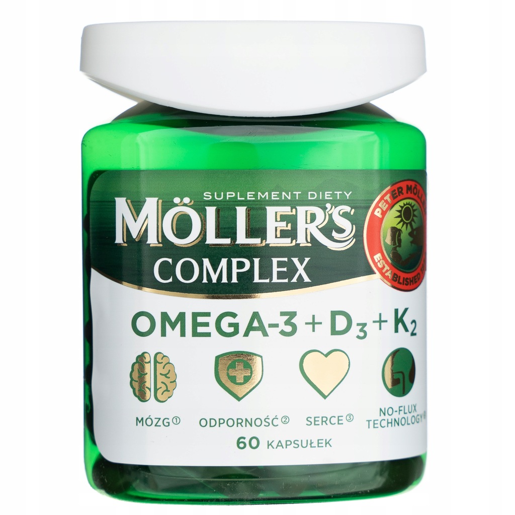 Moller's Complex Omega3 + D3 + K2 60 kapsułek 12243518528