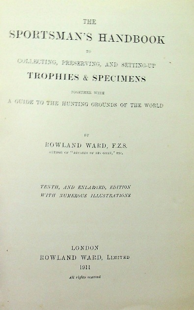 The sportsmans Handbook 1911 r