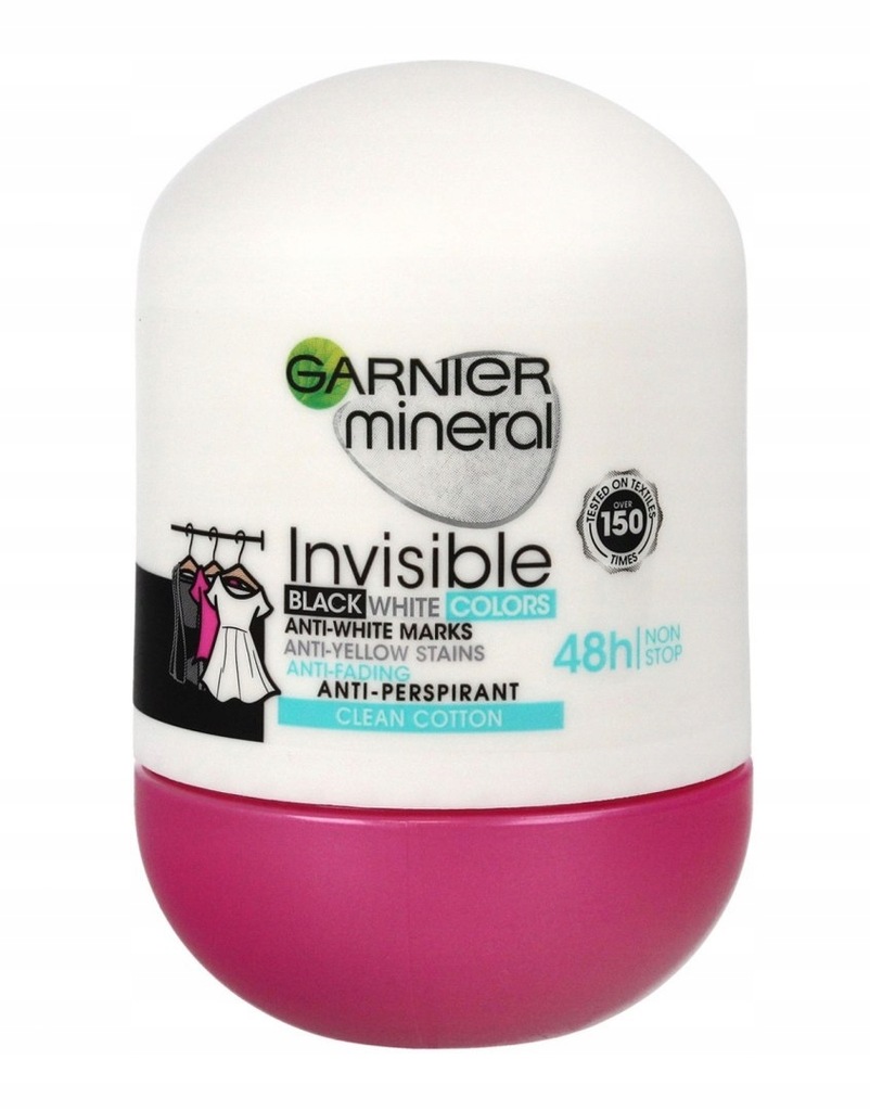 Garnier Mineral Dezodorant roll-on 48H Invisible C