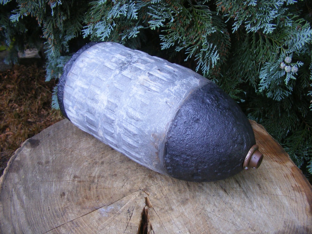 UNIKAT GRANAT A-W OŁOWIAK M61a 12CM!!!