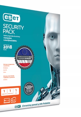 Antywirus ESET Security Pack 1+1/1 rok