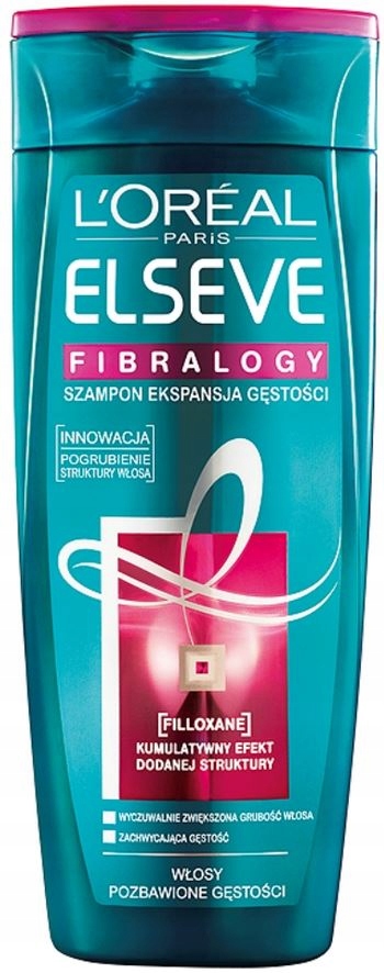 L'Oreal Elseve Fibralogy szampon ekspansja gęstośc