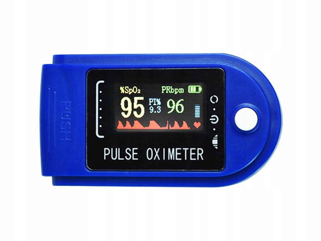 Pulsoksymetr pulsometr saturacja tlen ciśnienie