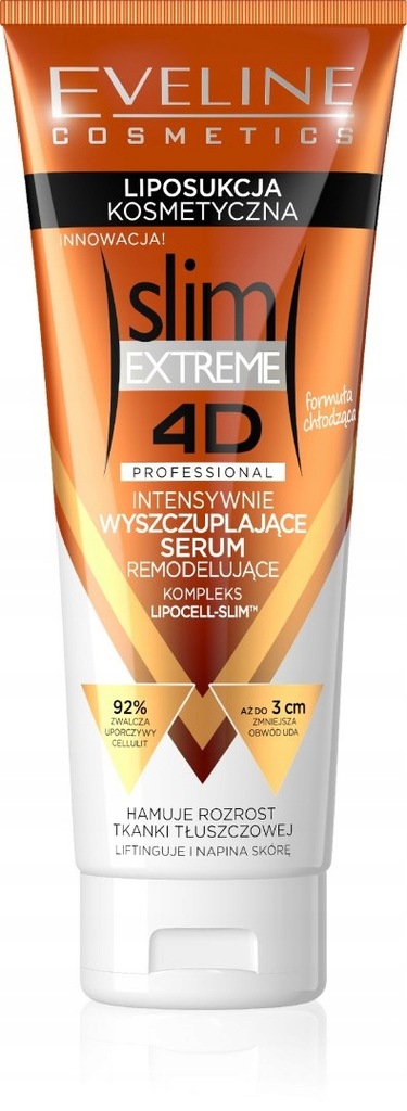 Eveline 4D slim Extreme Serum wyszczuplające 250ml