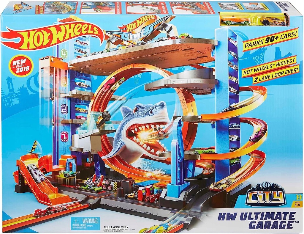 Hot Wheels Mega Garaż rekina FTB69 City Ultimate