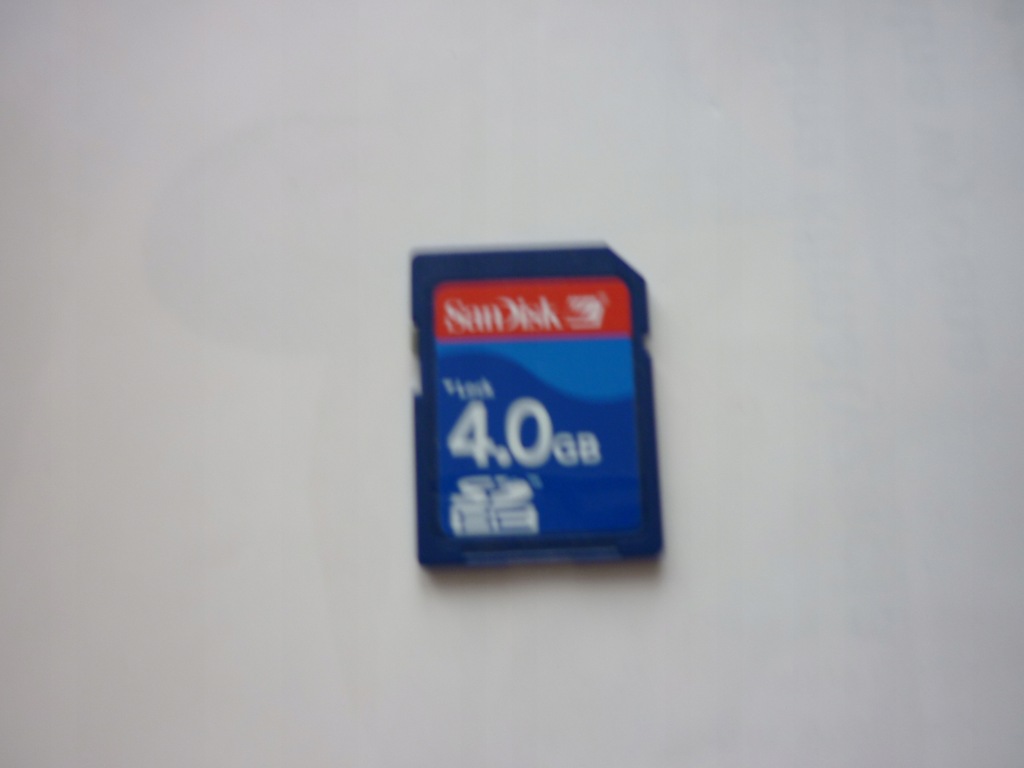 Karta pamięci SDHC SanDisk 4,0 GB klasa 4