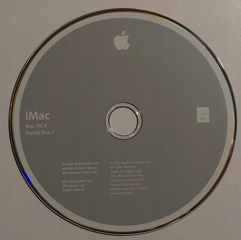 MAC OS X WERSJA 10.2 - iMAC