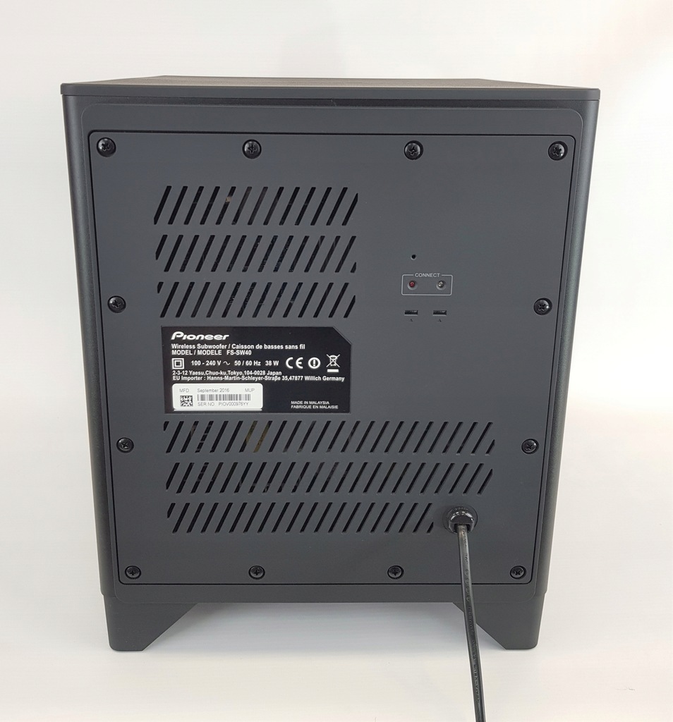 Купить Pioneer FS-SW40 Активный сабвуфер 150Вт 20см: отзывы, фото и ...