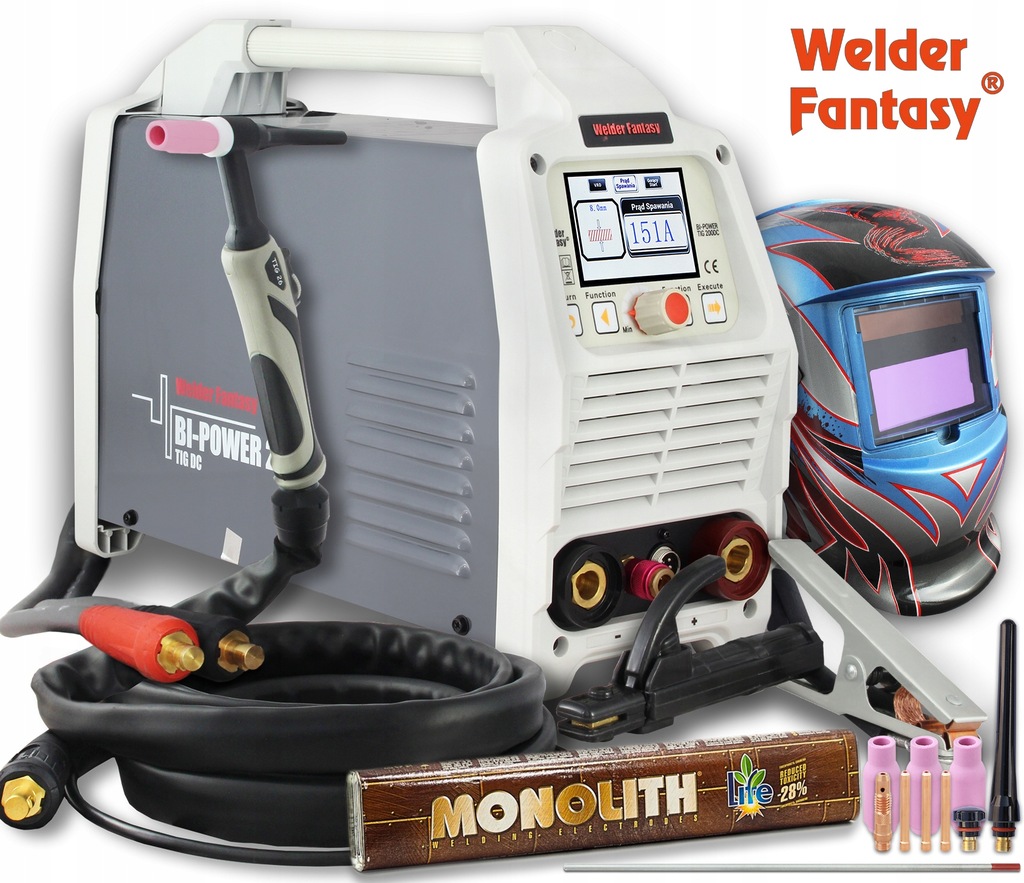 FACHOWIEC SPAWARKA TIG DC 200A SYNERGIA ELEKTRODY - 11361534375 ...