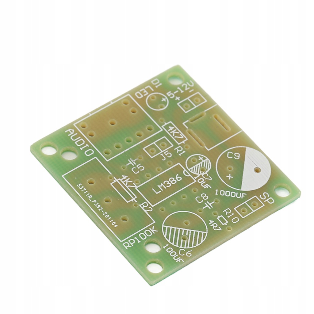 shuo Zestaw wzmacniacza audio LM386 Super Mini Inteligentna elektroniczna