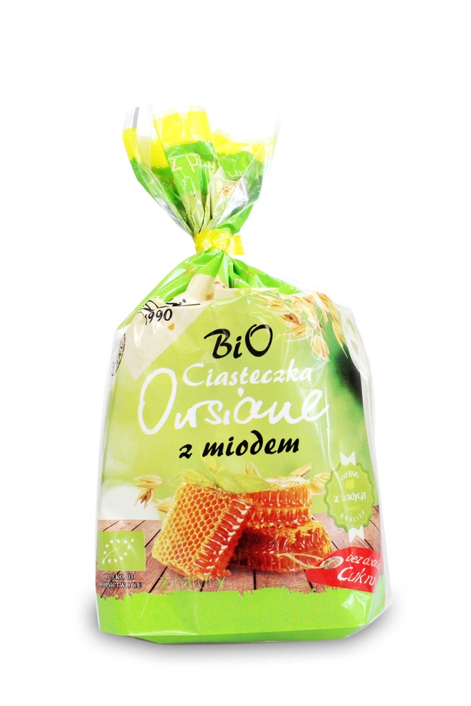 Ciastka owsiane z miodem bez cukrów Bio 150g