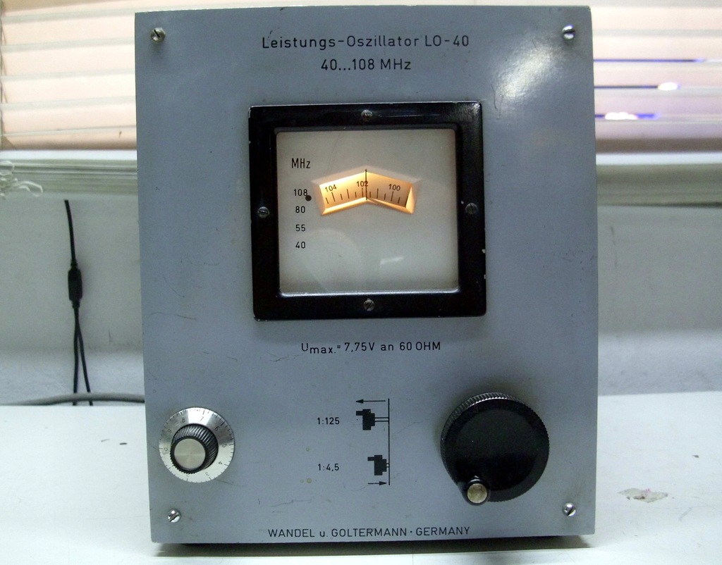 LO-40 nadajnik,generator od 40 to 108 MHz 1W