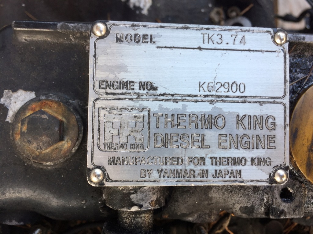 SILNIK YANMAR THERMO KING TS 200 TK 3,74
