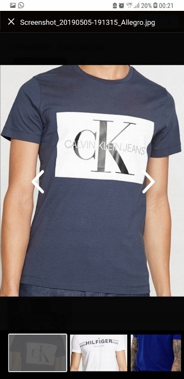 Nowy t shirt CALVIN KLEIN roz M