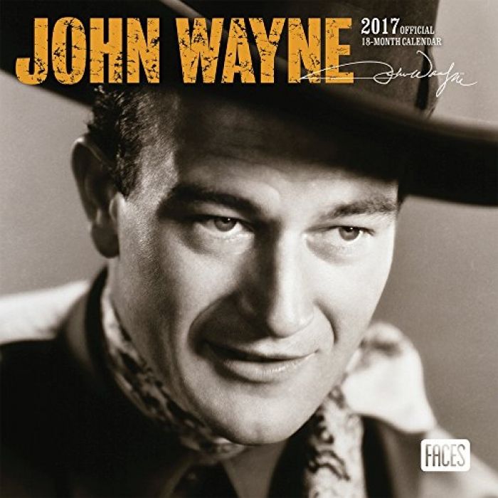 John Wayne Official John Wayne 2017 Mini Wall Cale
