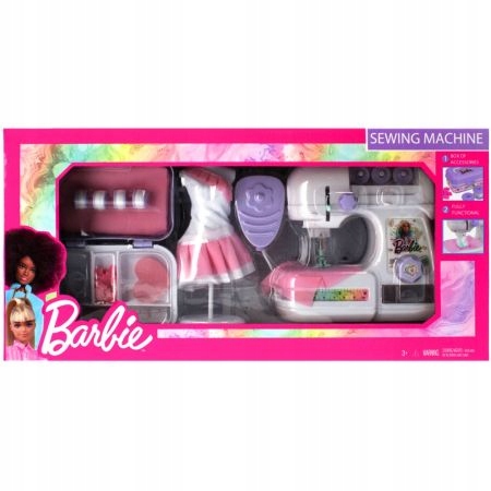 Barbie Maszyna do szycia z akcesoriami Role Play