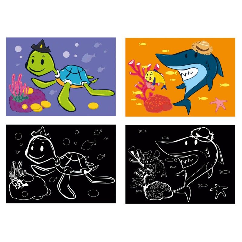 AVENIR ZDRAPKA SCRATCH ART OCEAN 7012411746 oficjalne archiwum Allegro