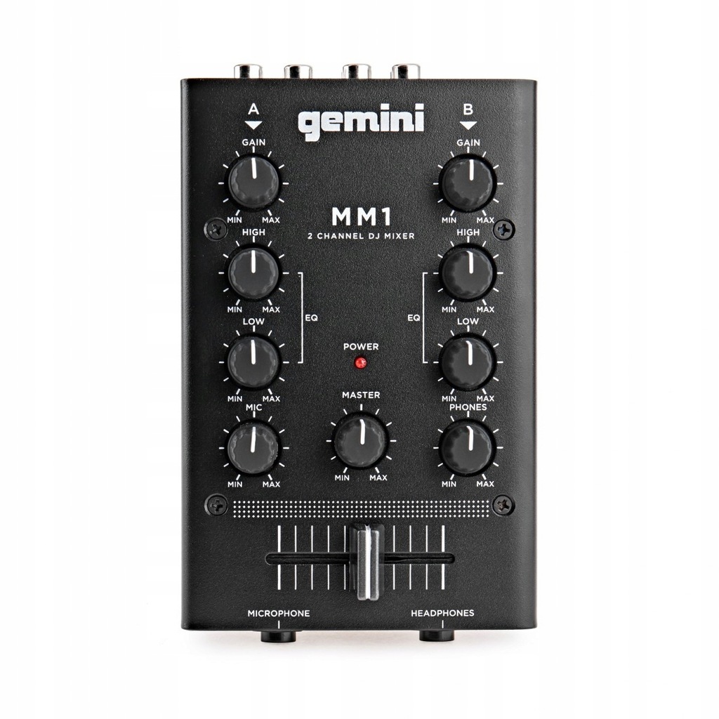 Gemini MM1 dwu-kanałowy kompaktowy mikser GW