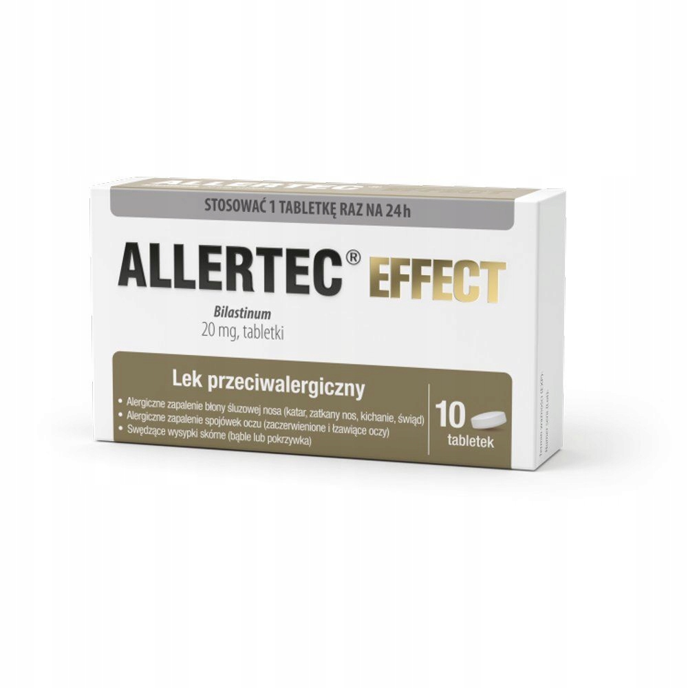 Allertec Effect lek przeciwalergiczny 20 mg 10tabl
