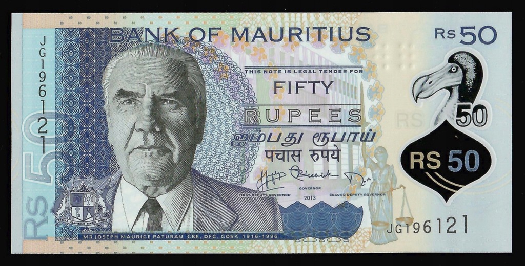 Mauritius - 50 rupees 2013 (UNC)