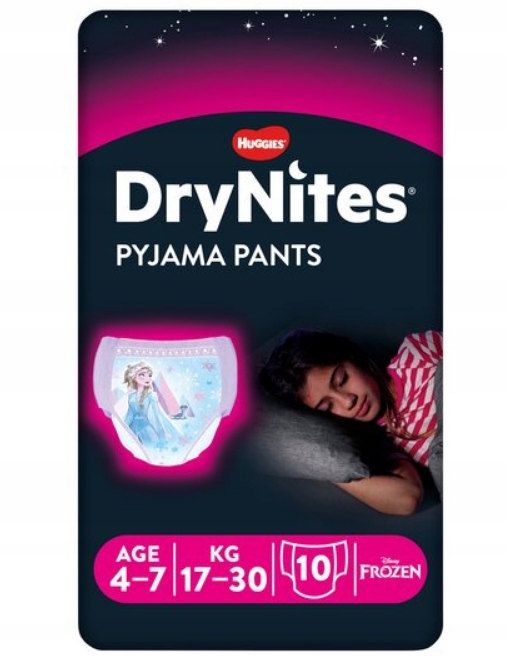 HUGGIES DRYNITES PIELUCHOMAJTKI 4-7LAT 10SZT DI153